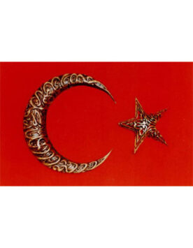 el işçiliği ile bayrak ay yıldız